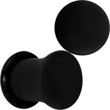 Load image into Gallery viewer, Beauteous Black Matte Acrylic Single Flare Plug Set