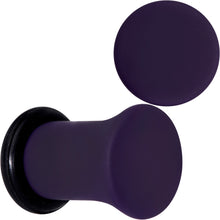 将图片加载到图库查看器,Perfectly Purple Matte Acrylic Single Flare Plug Set