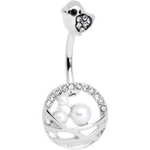 将图片加载到图库查看器,Clear Gem Chick Basket of Eggs Belly Ring