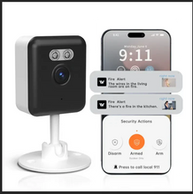 Load image into Gallery viewer, 3MP Smart Home Security Camera – Night Vision, Two-Way Audio, Motion Detection, Alexa Compatible