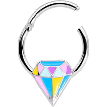 Load image into Gallery viewer, 16G 3/8 Geologist Prize Hinged Segment Ring