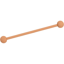 Load image into Gallery viewer, 14G Terrific Tan Matte Industrial Barbell 38mm