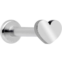 将图片加载到图库查看器,16G 5/16 Heart Grade 23 Titanium Internal Thread Labret Tragus