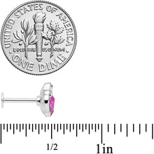 将图片加载到图库查看器,16G 5/16 Clear Purple Gem Cluster Labret Monroe Tragus
