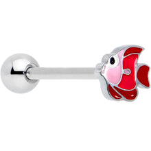 将图片加载到图库查看器,Brown Nautical Fish Barbell Tongue Ring