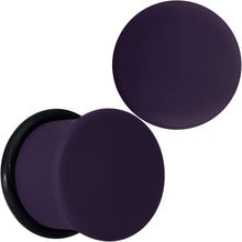 将图片加载到图库查看器,Perfectly Purple Matte Acrylic Single Flare Plug Set