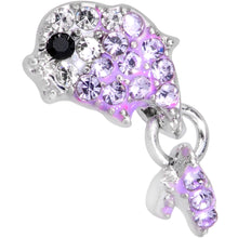 将图片加载到图库查看器,16G 1/4 Purple Gem Sweet Fish Dangle Cartilage Tragus