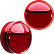 Load image into Gallery viewer, Acrylic Fake Blood Filled Halloween Saddle Plug Set 0G to 1 Inch