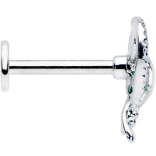 Load image into Gallery viewer, 16G 5/16 Open Heart Rose Valentines Day Labret Monroe Tragus