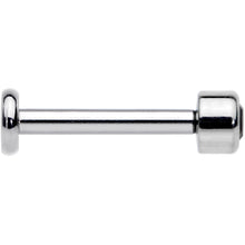 Load image into Gallery viewer, 16G 5/16 Black Gem Grade 23 Titanium Internally Threaded Labret