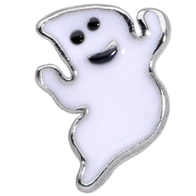 Load image into Gallery viewer, 20G 7mm Happy Ghost Halloween L Shaped Nose Ring
