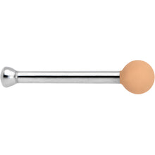 Load image into Gallery viewer, 20G 1/4 Tan Matte 2mm Nose Bone