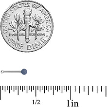 Load image into Gallery viewer, 20G 1/4 Grey Matte 2mm Nose Bone