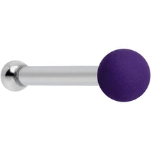 Load image into Gallery viewer, 20G 1/4 Purple Matte 2mm Nose Bone