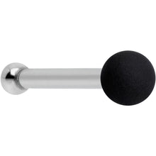 Load image into Gallery viewer, 20G 1/4 Black Matte 2mm Nose Bone