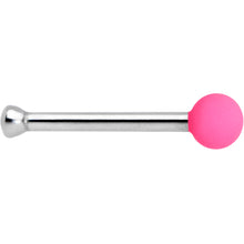 将图片加载到图库查看器,20G 1/4 Pink Matte 2mm Nose Bone
