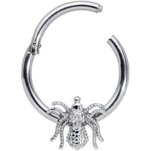 将图片加载到图库查看器,16G 3/8 Creepy Insect Halloween Hinged Segment Ring