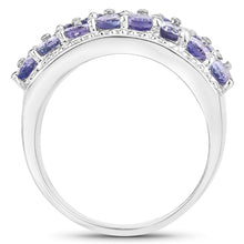 Load image into Gallery viewer, 2.59 Carat Genuine Tanzanite .925 Sterling Silver Ring