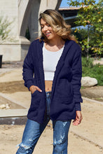 将图片加载到图库查看器,Women Full Size Teddy Hooded Jacket with Pockets Cozy Casual Jacket Comfortable Women Jacket