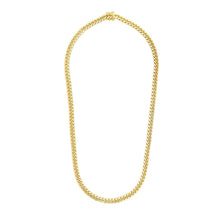 Load image into Gallery viewer, 6.9mm 14k Yellow Gold Semi Solid Miami Cuban Chain