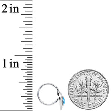 将图片加载到图库查看器,20G 5/16 Aqua Gem Alien Nose Hoop