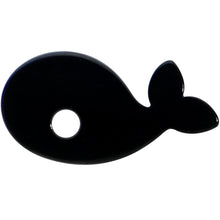 Load image into Gallery viewer, Black Cheery Nautical Whale Barbell Tongue Ring
