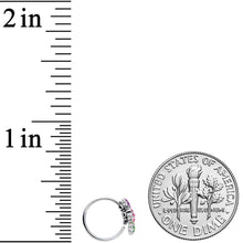 Load image into Gallery viewer, 20G 5/16 Flower Patch Nose Hoop