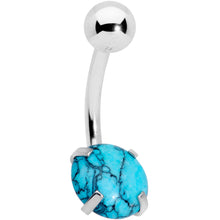 将图片加载到图库查看器,Clear Gem Faux Turquoise UV Glow Belly Ring Set of 4