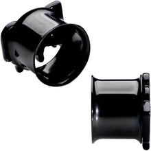 Load image into Gallery viewer, Green Boo Halloween Double Flare Plug Set