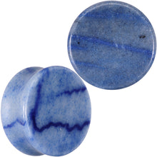 Load image into Gallery viewer, Natural Blue Aventurine Stone Saddle Plug Set