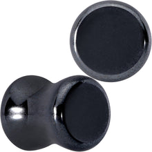 将图片加载到图库查看器,Natural Black Hematite Stone Saddle Plug Set