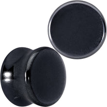 将图片加载到图库查看器,Natural Black Hematite Stone Saddle Plug Set