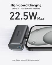 Load image into Gallery viewer, Anker Nano Power Bank (22.5W, Built-In USB-C Connector)