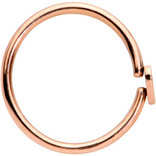 Load image into Gallery viewer, 20G 5/16 Rose Gold Tone Have A Heart Valentines Day Nose Hoop