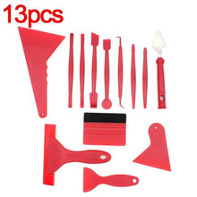 Load image into Gallery viewer, 7/13pcs Car Vinyl Film Wrapping Tools Car Sticker Film Scraper Kit Auto Felt Squeegee Scraper Set Knife Decal Plaste Accessories