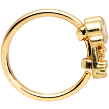 将图片加载到图库查看器,20G 5/16 Gold Tone Beer Mug St Patricks Day Nose Hoop
