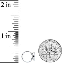 Load image into Gallery viewer, 20G 5/16 Iridescent Crescent Moon Nose Hoop