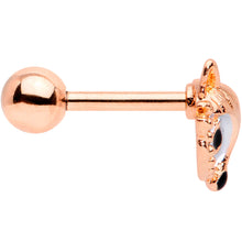 Load image into Gallery viewer, 16G 1/4 Rose Gold Tone Fashion Fox Cartilage Tragus Earring