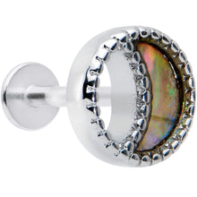 将图片加载到图库查看器,16G 5/16 Iridescent Crescent Moon Labret Monroe Tragus