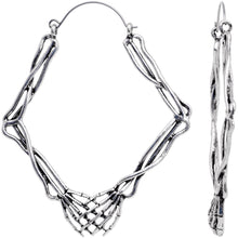 将图片加载到图库查看器,Skeletons Holding Hands Halloween Tunnel Plug Earrings