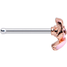 将图片加载到图库查看器,20G 1/4 Pink Gem Pink Pretty Bow Nose Bone