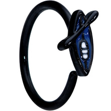 将图片加载到图库查看器,18G 3/8 Black Blue Summer Kayak Boat Nose Hoop