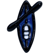 将图片加载到图库查看器,18G 3/8 Black Blue Summer Kayak Boat Nose Hoop