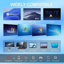 Load image into Gallery viewer, High-Speed USB 3.0 External CD/DVD Drive with Burner – Plug & Play, Windows & Mac Compatible