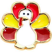 Load image into Gallery viewer, 16G 1/4 Gold Tone Turkey Time Thanksgiving Cartilage Tragus