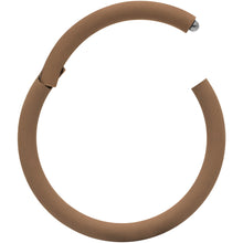 将图片加载到图库查看器,18G 3/8 Light Brown Matte Cartilage Hinged Segment Ring