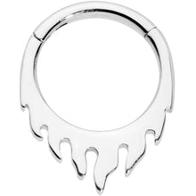 将图片加载到图库查看器,16G 5/16 Flames of Style Fire Hinged Segment Ring
