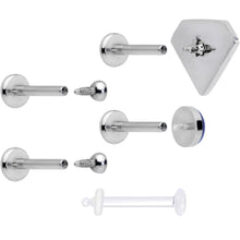 Load image into Gallery viewer, 16G 5/16 Officially Licensed Marvel Superman Labret Set of 5