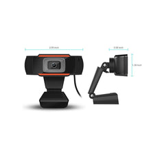 Load image into Gallery viewer, 720p HD Webcam with Mic Rotatable PC Desktop Web Camera Cam Mini Computer WebCamera Cam Video Recording Work Video Calling and Recording For Camera Desktop OR Laptop Gaming Conferencing & Working