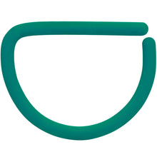 将图片加载到图库查看器,18G 3/8 Teal Matte D Shape Septum Ring